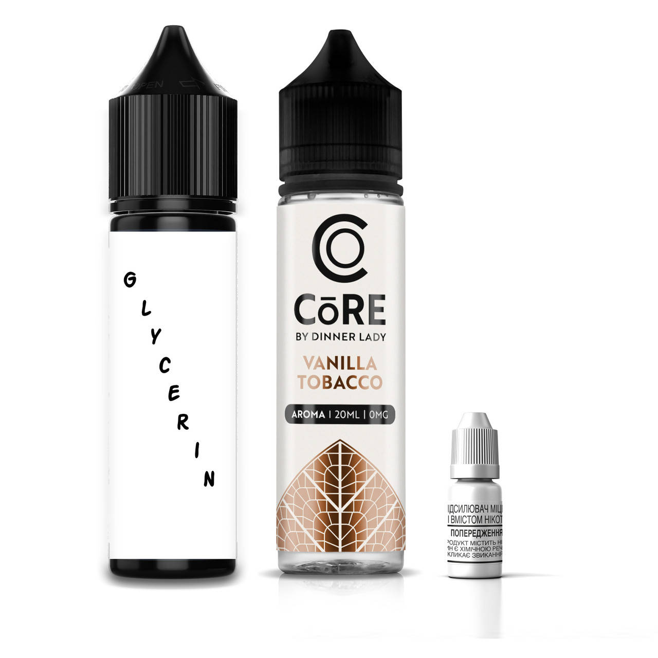 

Набор для самозамеса жидкости CORE Vanilla Tobacco 60 мл. 3 мг/мл
