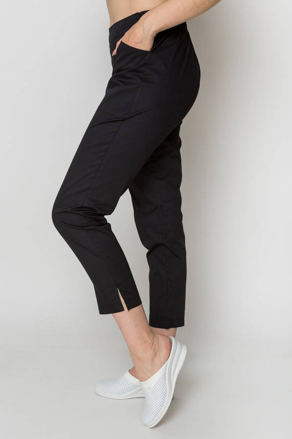 

Брюки Милана 7/8 медицинские женские ELIT COTTON Черный