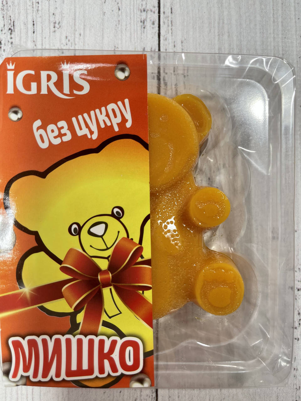 

Мармелад БЕЗ САХАРА со вкусом Манго "Мишко" IGRIS 100г