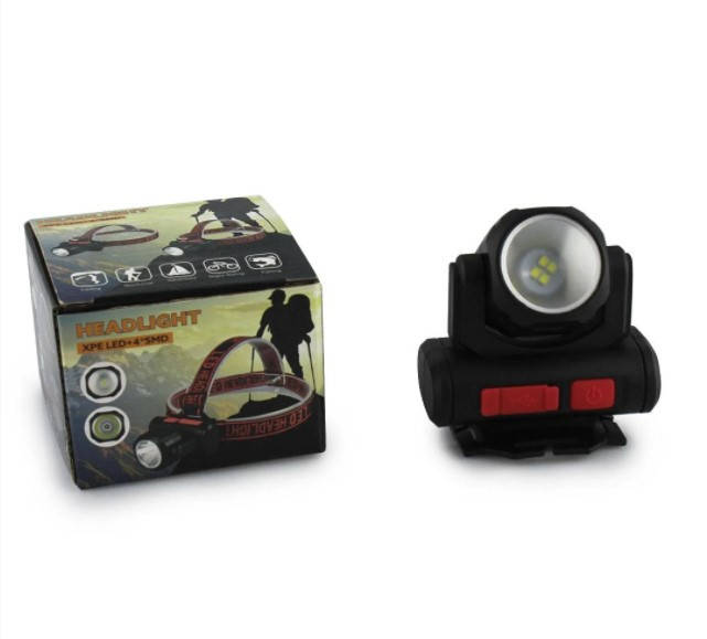 

Налобный фонарь BL 2001 4SMD+XPE аккумуляторный
