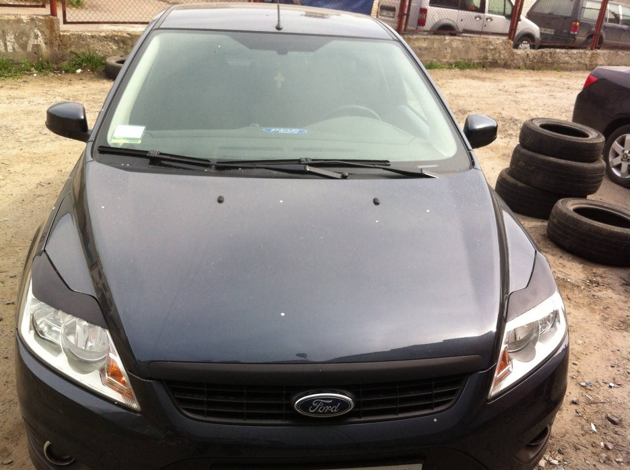 

Реснички на фары Ford Focus 2008-2011, Черный
