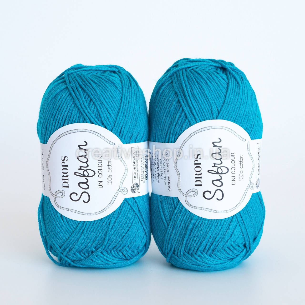 

Пряжа DROPS Safran (цвет 30 turquoise), Бирюзовый