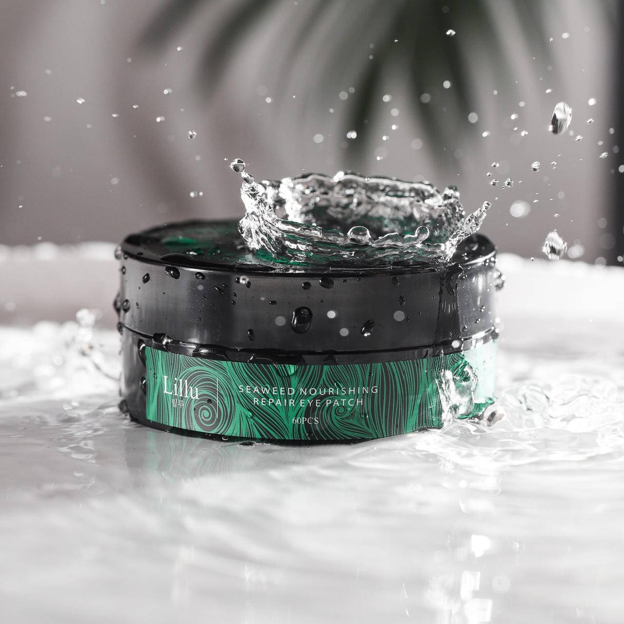 

*Корейские гидрогелевые патчи для глаз с экстрактом морских водорослей Lillu, 60 шт