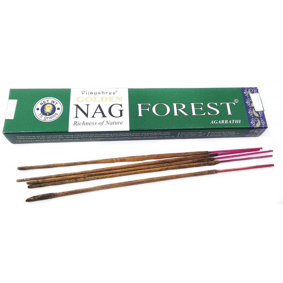 

Аромапалочки Golden nag Forest (Лес)(Vijayshree)(15 gm) пыльцовое благовоние
