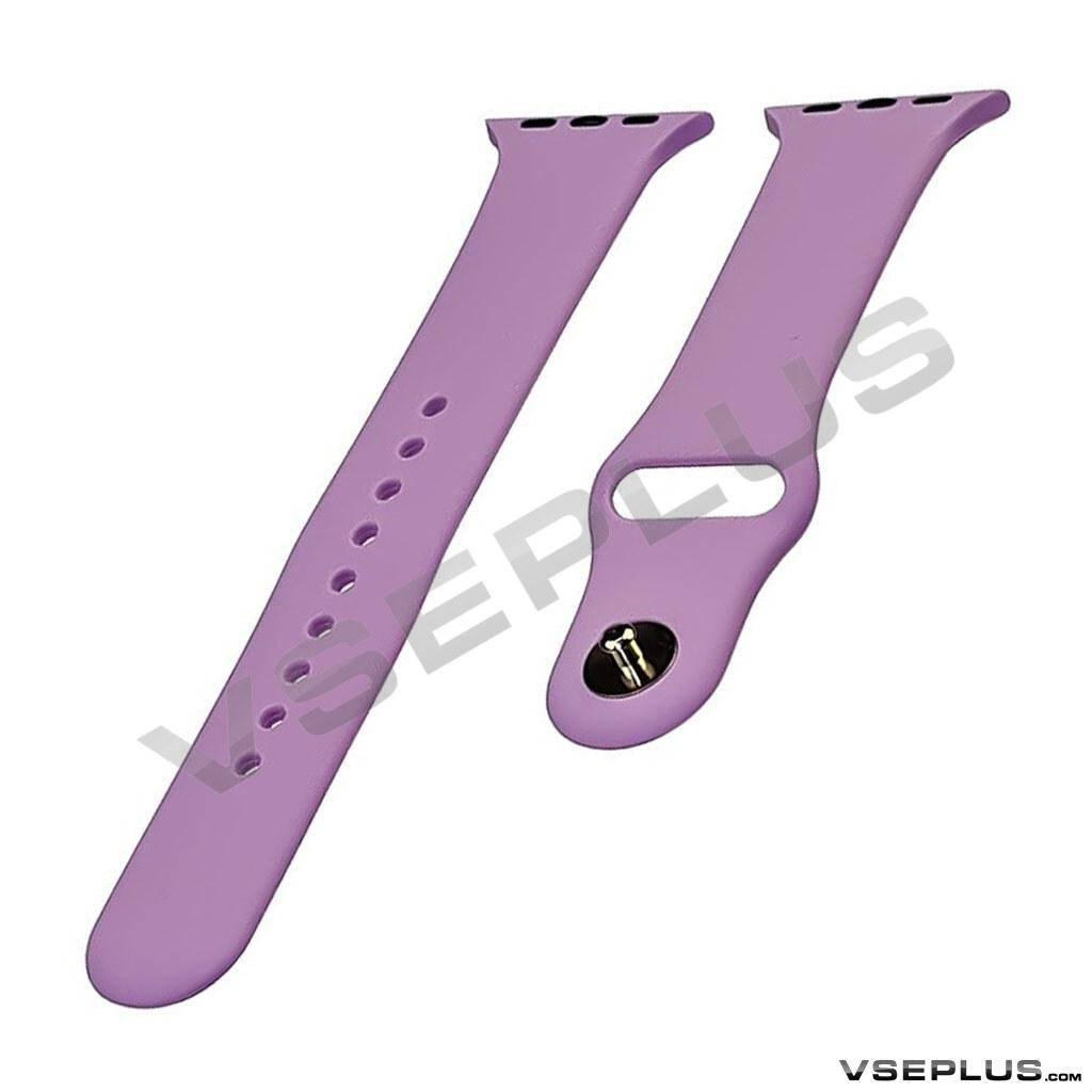 

Ремешок Apple Watch 42 / Watch 44, Silicone Band, фиолетовый