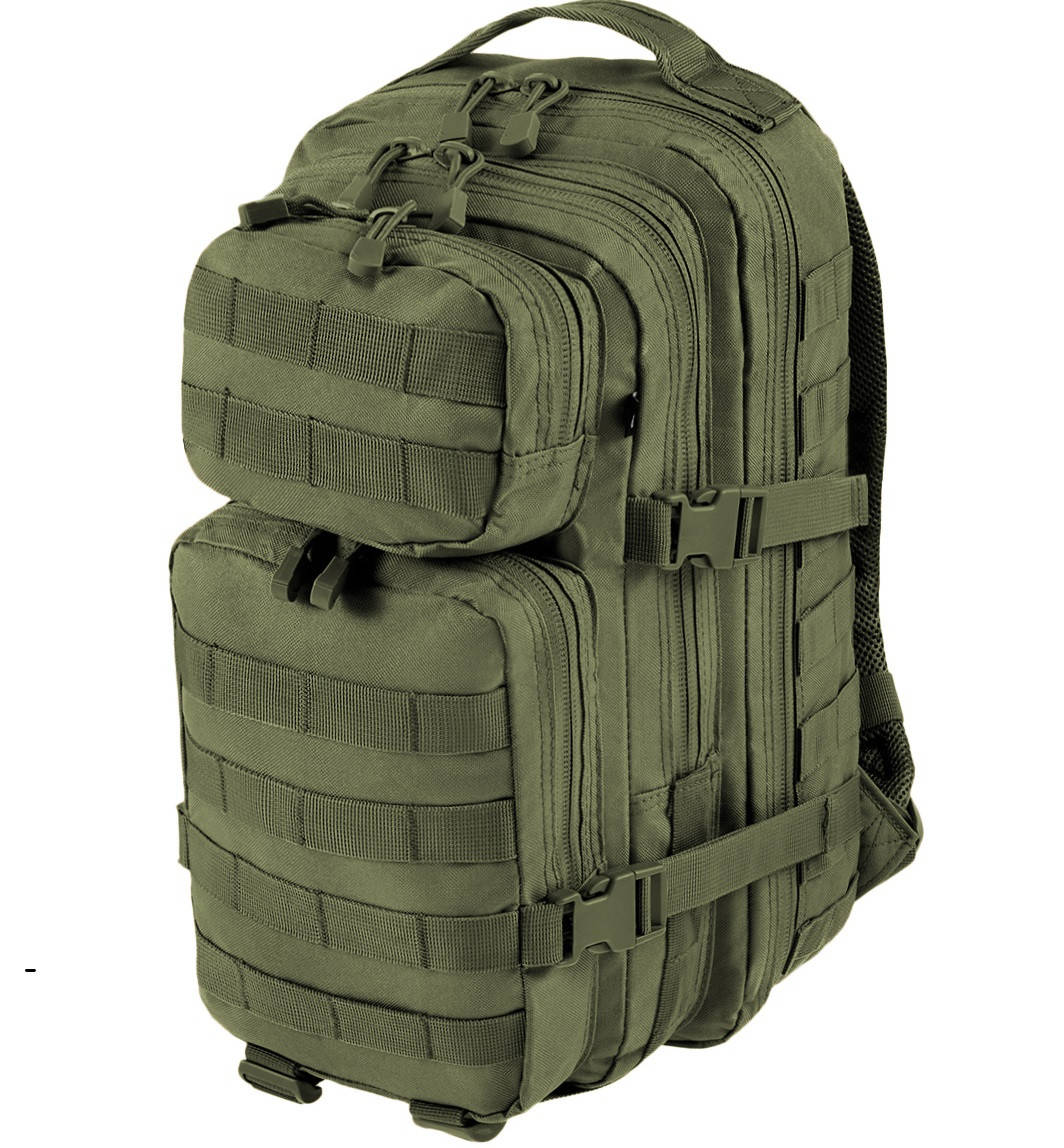 

Тактический Усиленный Рюкзак 25 литров ,6 карманов Brandit "US Cooper" (8007-01) Olive, Оливковый