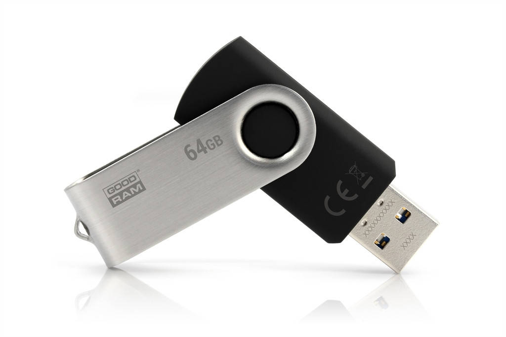 

Флеш-накопитель USB3.0 64GB GOODRAM Twister Black (UTS3-0640K0R11), Черный