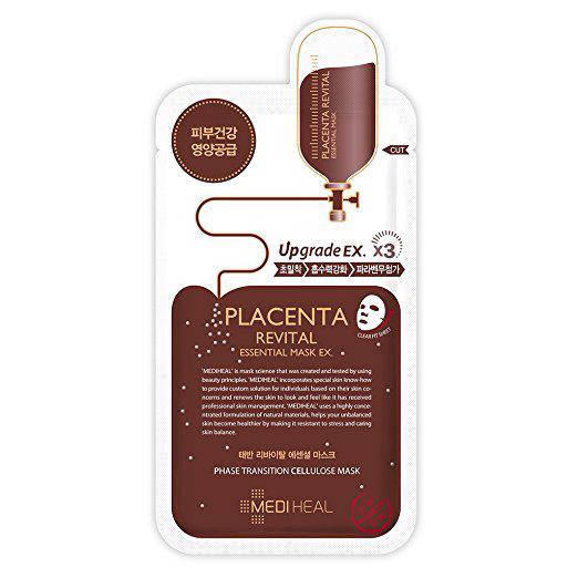 

Тканевая маска с плацентой MediHeal Placenta Revital Essential Mask
