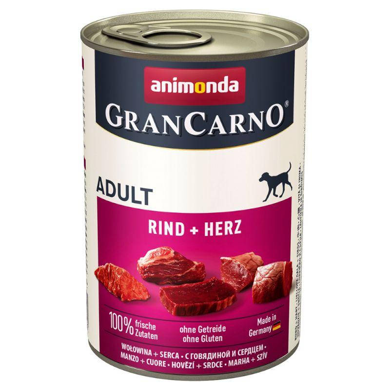 

Animonda GranCarno консервы для собак говядина и говяжье сердце (400г)