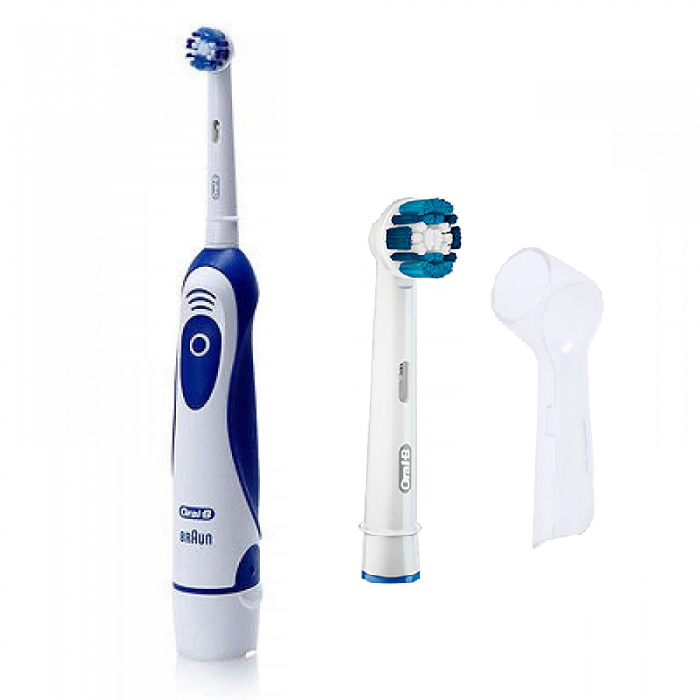

Зубная электрическая щетка Oral-B на батарейках, DB4.010 Expert + насадка и колпачок