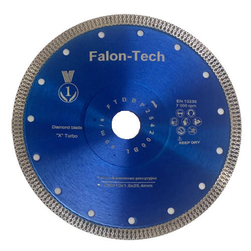 

Круг алмазный отрезной 125×1.4×22.23 мм ультратонкий с усиленной посадкой Falon-Tech