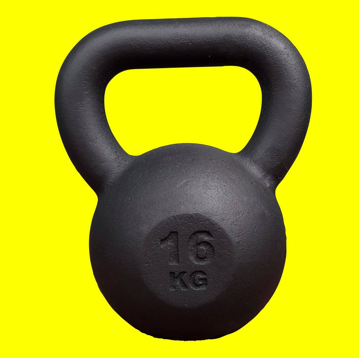 

Гиря чугунная 16 кг KingSport черная, гиря для кроссфита, гири для Crossfit, Черный