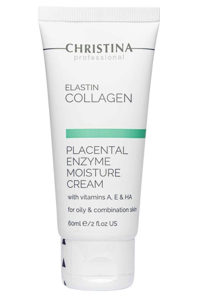 

Christina Elastin Collagen Увлажняющий крем с плацентой, энзимами, коллагеном и эластином для жирной кожи 60мл