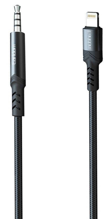 

Аудиокабель Earldom ET-AUX39 Lightning to 3.5мм AUX Cable 1 м Black, Черный