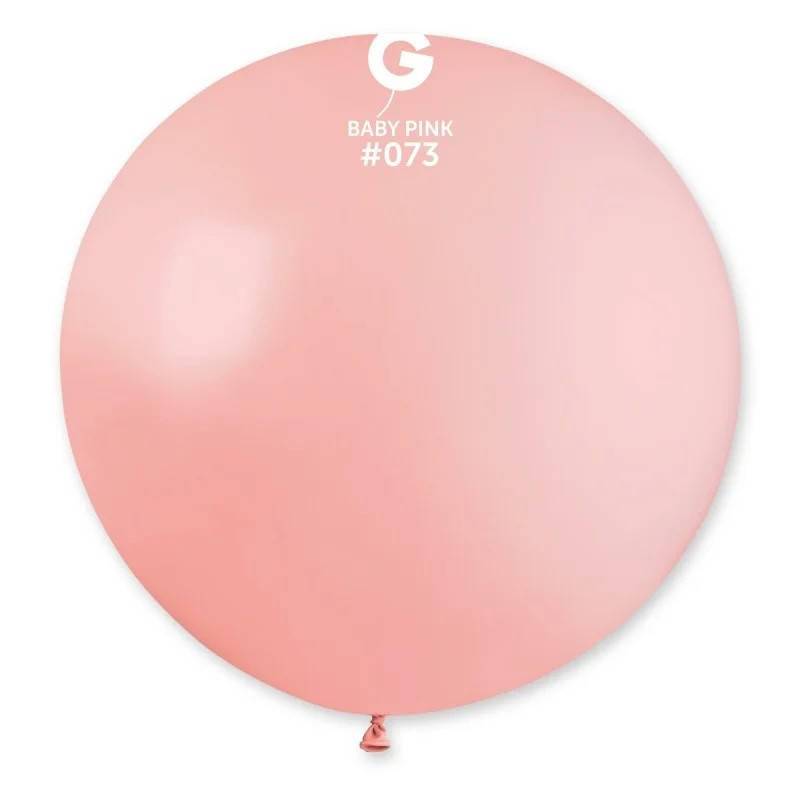 

Латексный воздушный шар 31’’ (80см) BABY PINK (#073) GEMAR, Розовый