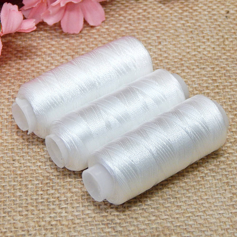 

Нитки шелковые для бисера 150D, белые