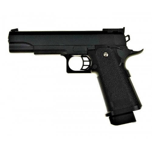 

Игрушечный пистолет "Colt M1911 Hi-Capa" Galaxy G6 металл черный, World-of-Toys