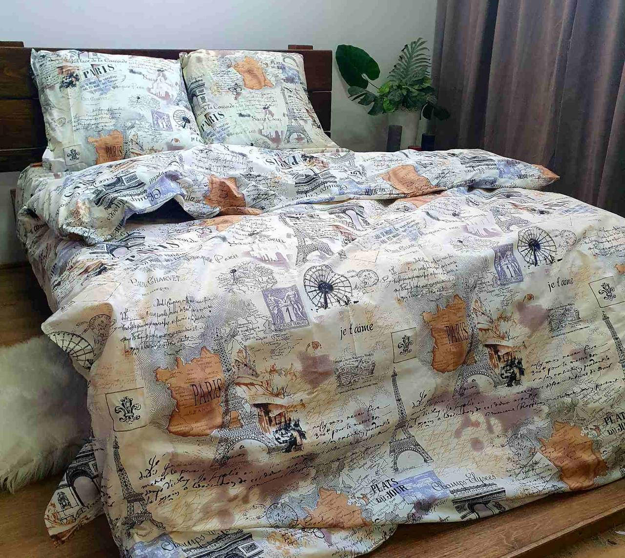 

Карта Парижа - Бязь Gold - Двухспальный комплект