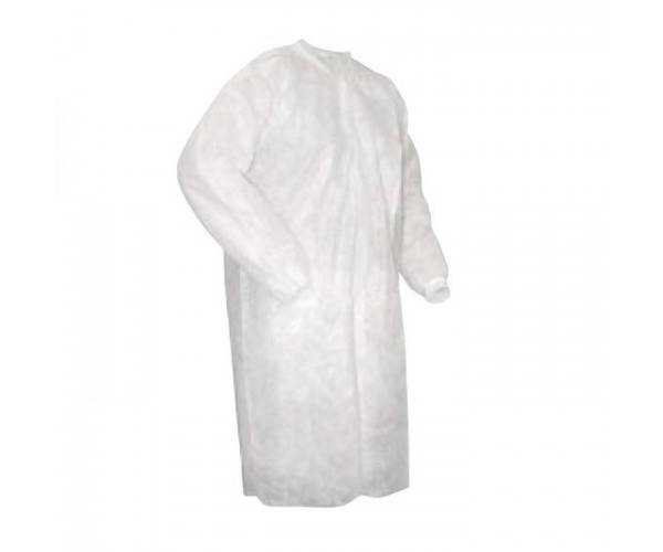 

Халат одноразовый на липучке (белый)