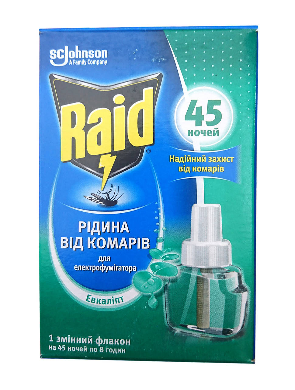 

Жидкость RAID от комаров 45 ночей