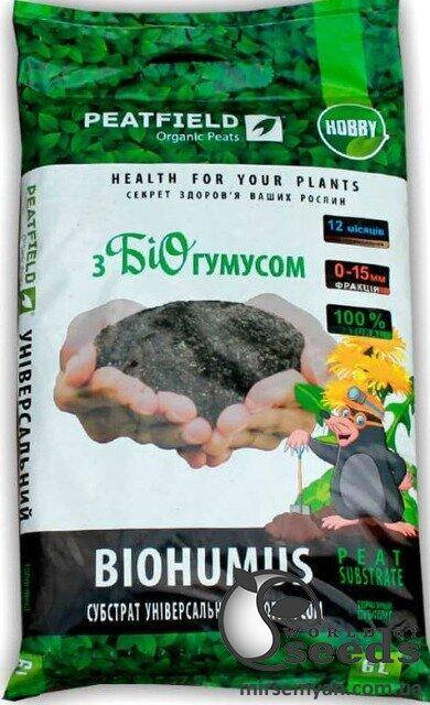 

Субстрат универсальный с биогумусом, 6л, Peatfield