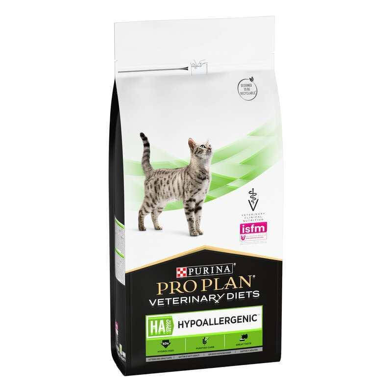 

Purina Veterinary Diets HA Hypo Allergenic Feline Formula - Лечебный корм при аллергии 1.3кг