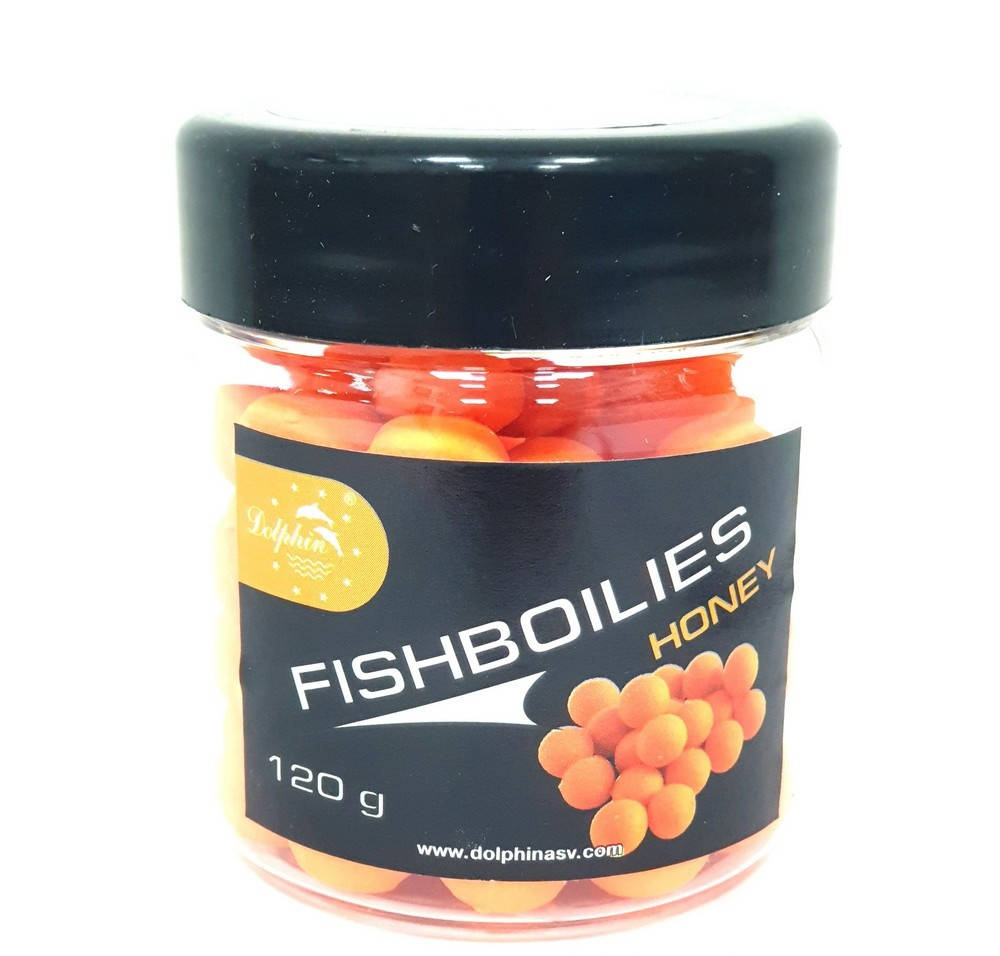 

Бойлы тонущие Fishboilies Dolphin Мед 14 мм 120 гр