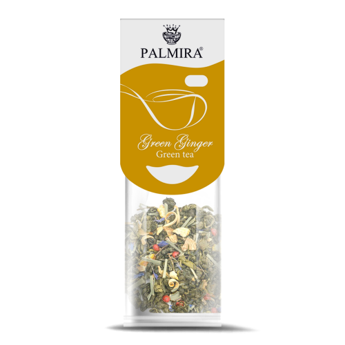 

Порционный зеленый чай для чашки Palmira Зеленый Имбирь Green Ginger
