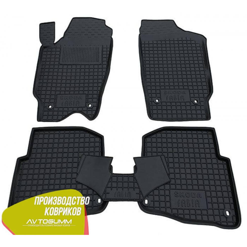 

Коврики в салон для Skoda Fabia 2002-2007 от Auto Gumm, Черный