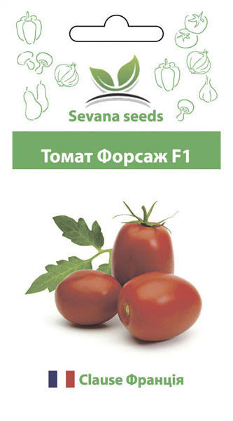

Семена помидора Форсаж F1 30 шт. детерминантный Clause