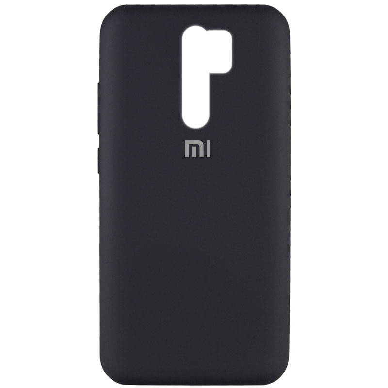 

Защитный чехол на Xiaomi Redmi 9 Silicone Cover чёрный (АА), Черный