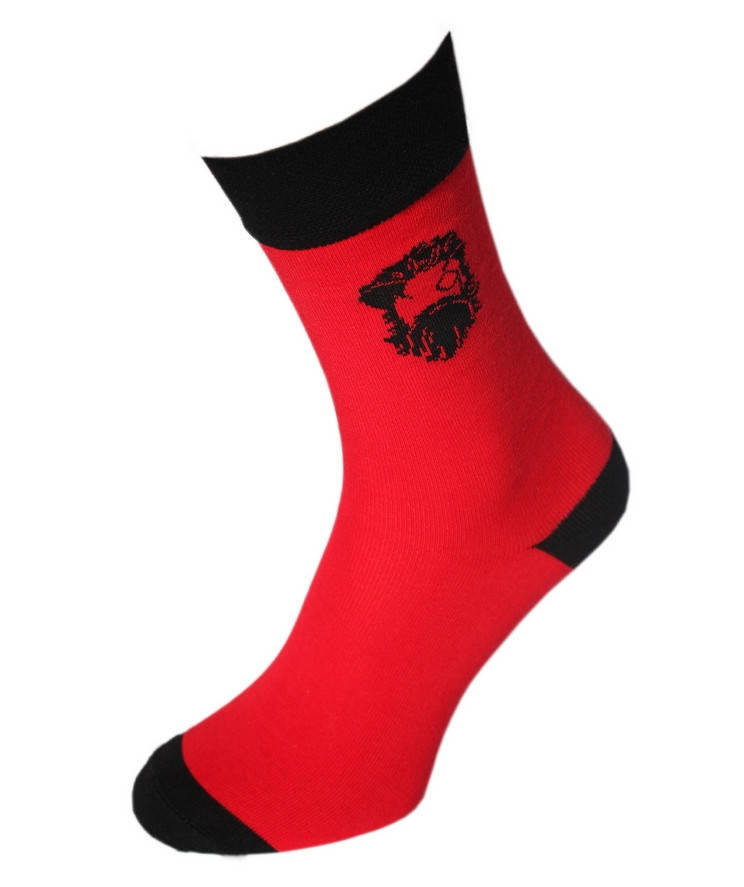 

Носки мужские Twinsocks 501 Mr.Brutal р.-27,29 красный / черный
