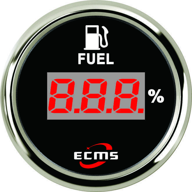 

Цифровой датчик топлива ECMS CEF2-BS-240-33 52мм черный 801-00038 СЕРИЯ ЭКОНОМ