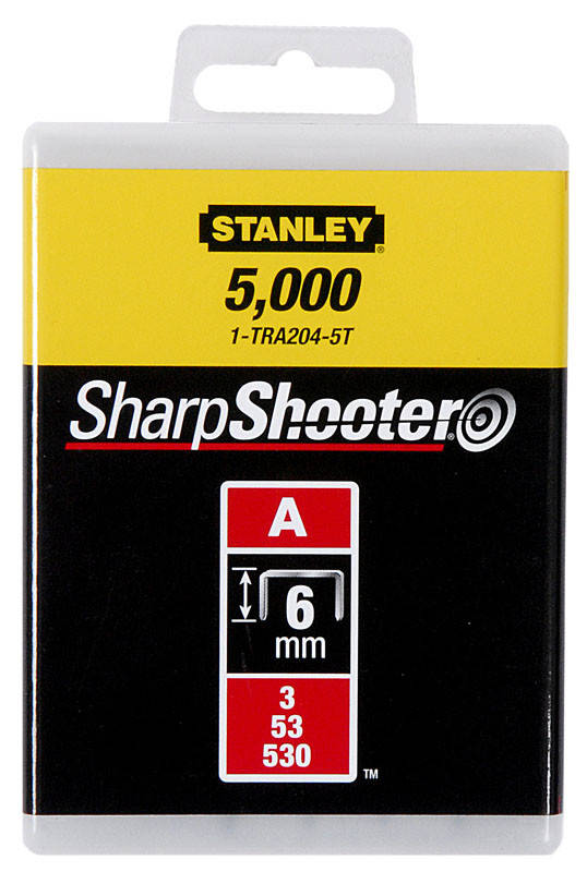 

Скобы 6 мм (1000 шт.) Stanley 1-TRA204T