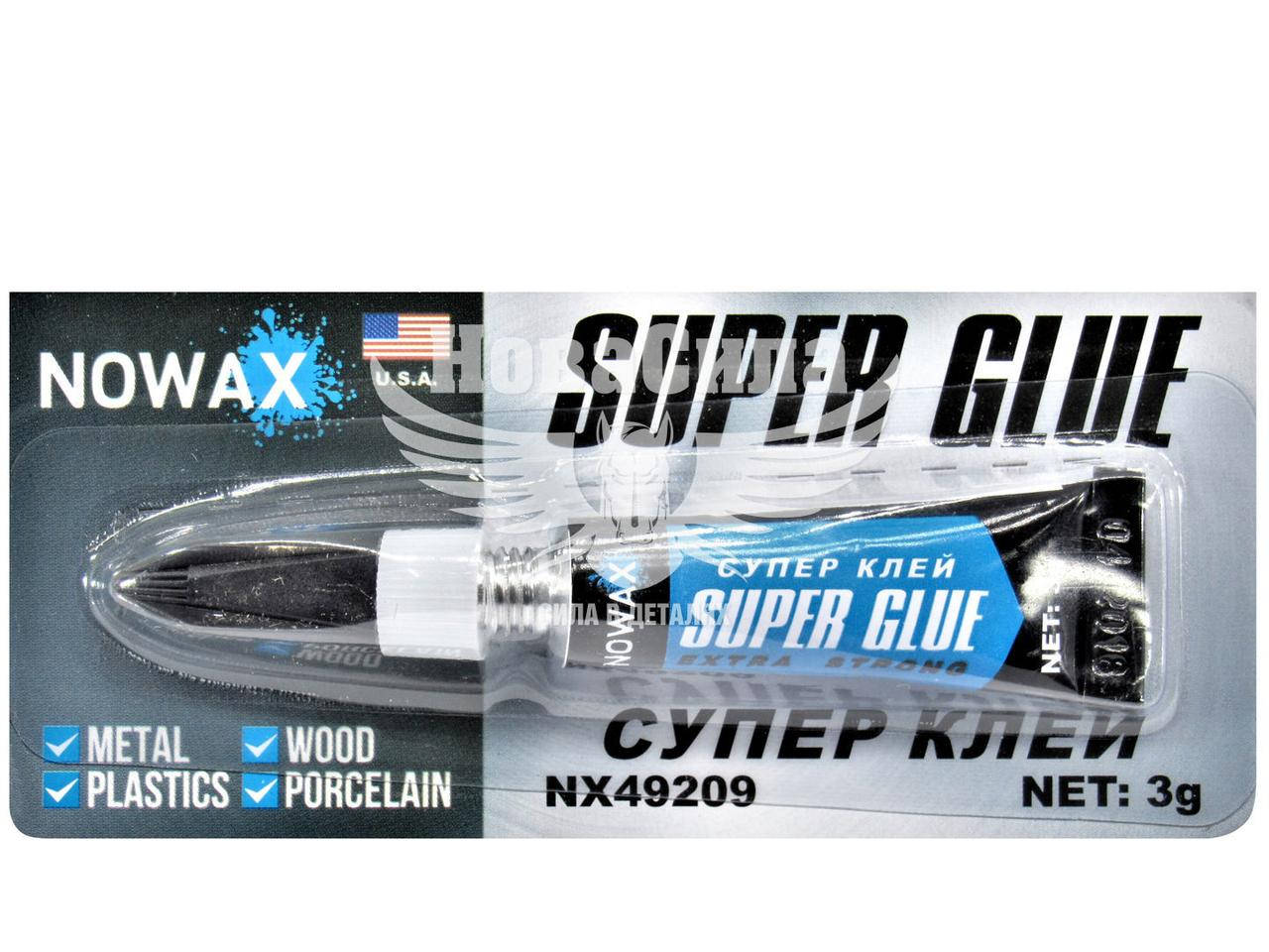 

Клей супер (Nowax) 3гр. NX49209