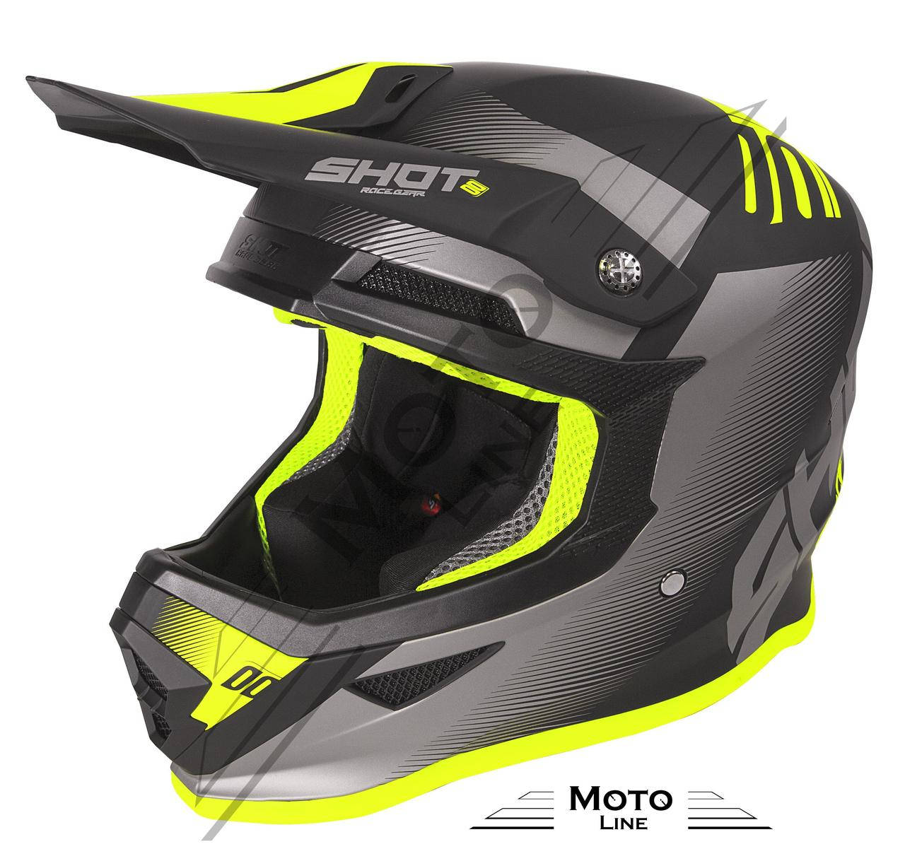 

Мотошлем SHOT FURIOUS TRUST BLACK NEON YELLOW MATT