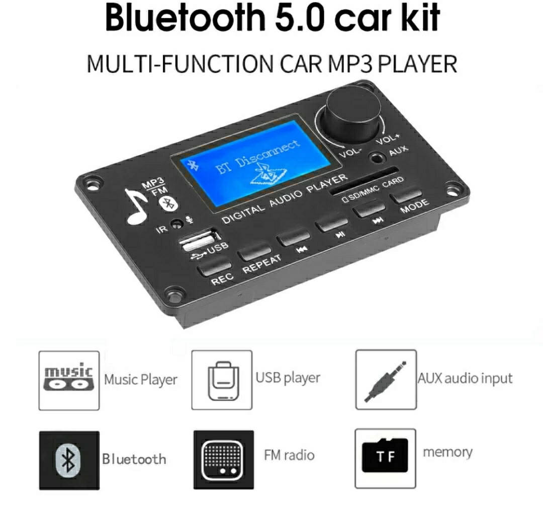 

Bluetooth MP3 Декодер,Модуль Дистанционного Управления FM USB SD (12B)