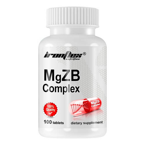 

Комплекс цинк, магний и витамин В6 IronFlex MgZB (ZMA) 100tab