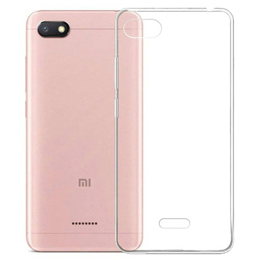

Силиконовый чехол для Xiaomi Redmi 6A, Прозрачный