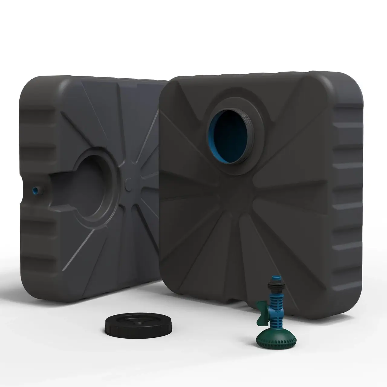 

Универсальная емкость для душа Litolan, 50 л (трехслойная, противоударная), Синий