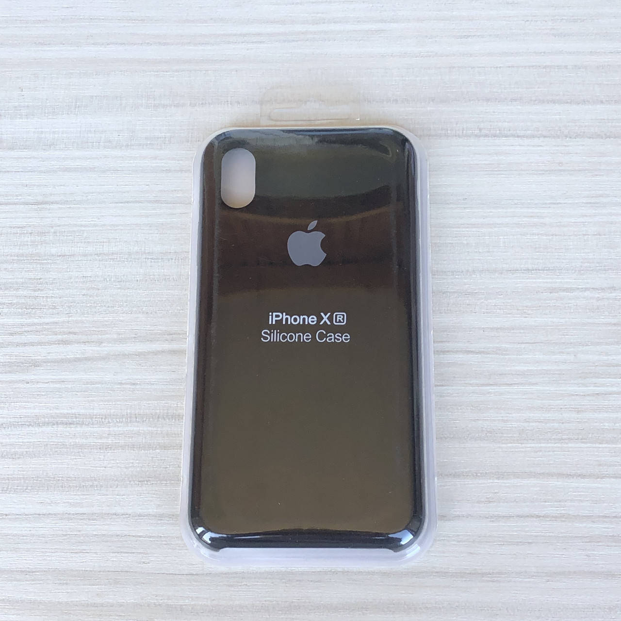 

Силиконовый чехол для iPhone XR, черный, silicone case black
