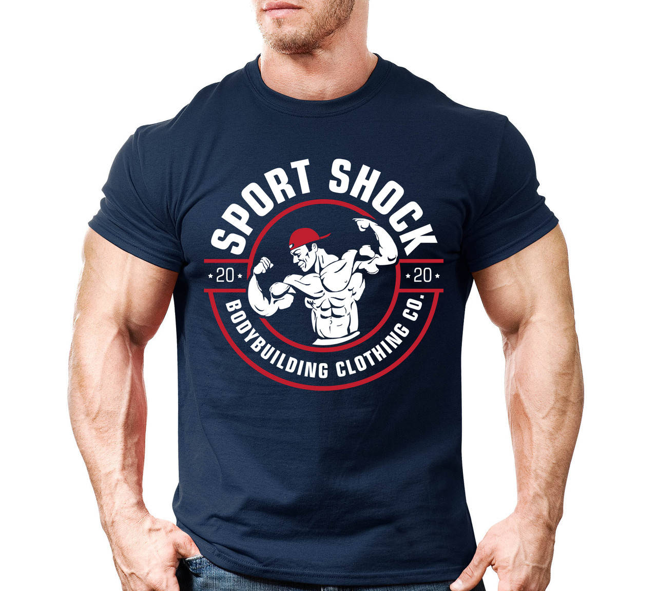 

Фирменная спортианая футболка SPORT SHOCK (Разные цвета) XXXL, Синий