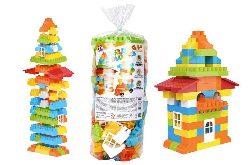 

Гр Конструктор 7501 (8) "Technok Toys" 130 деталей, в пакете