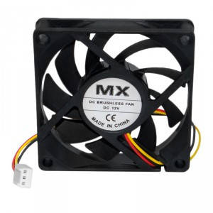 

Вентилятор MX-7015 12V 3 провода 70 x 70 x 15 mm, 0.2A, с функцией FG
