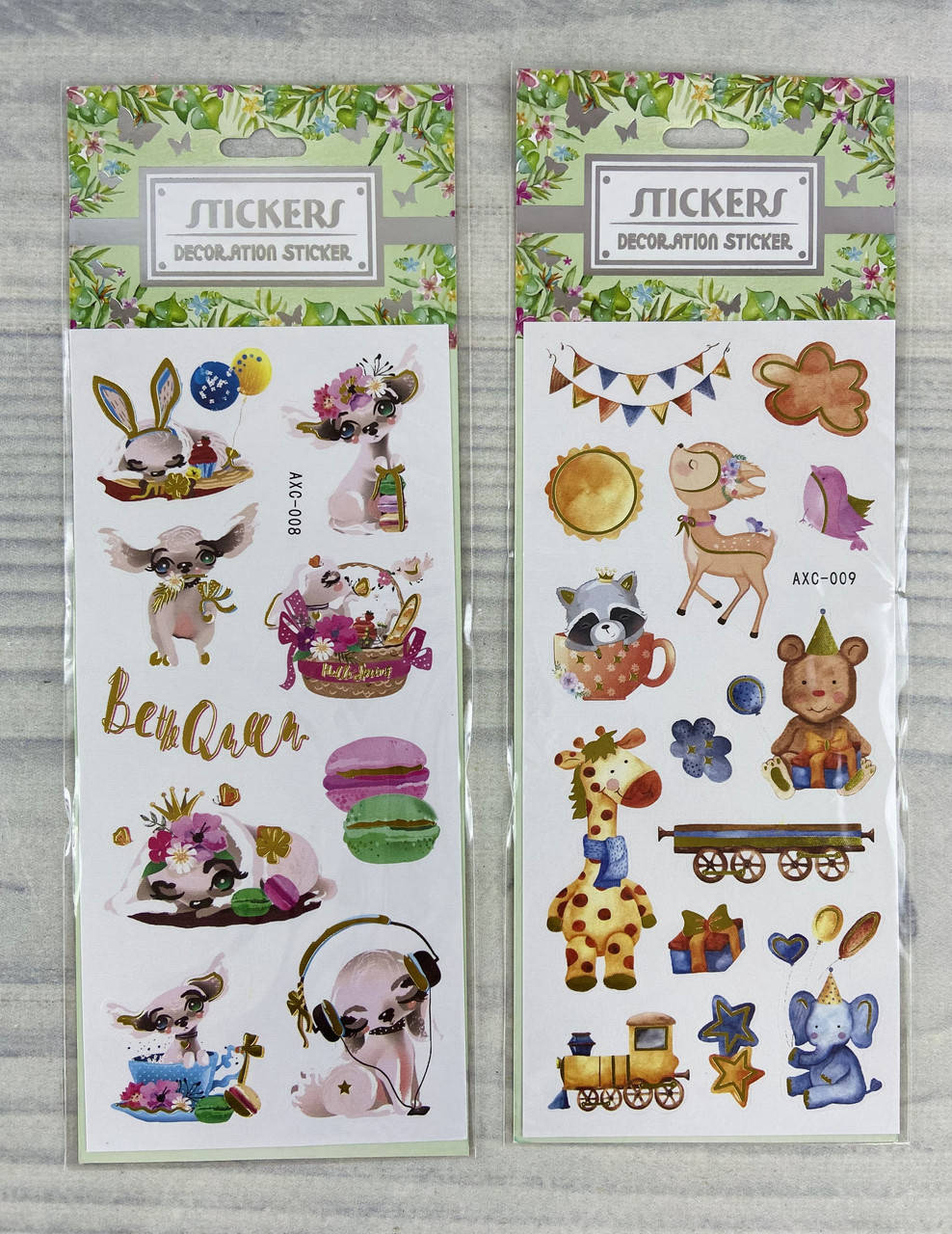 

Наклейки Золото Микс КТ AXС012 119628, Разные цвета
