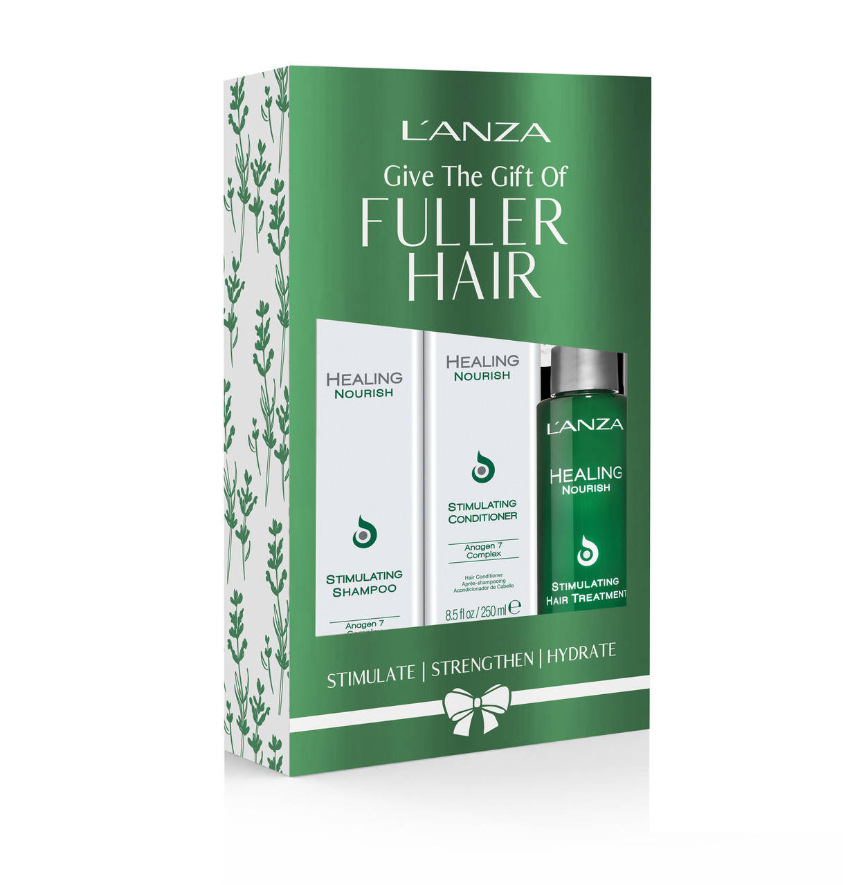 

L'ANZA HEALING NOURISH Trio Box Набор в коробке (Шампунь 300 мл + кондиционер 250 мл + спрей 100 мл)