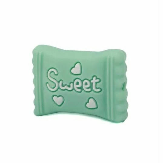 

Конфетка Sweet бусина силиконовая Мятный