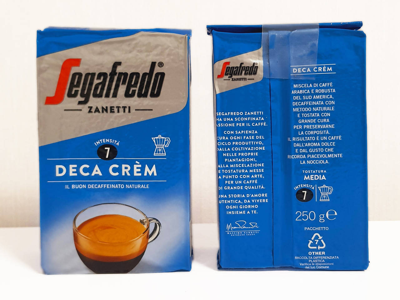 

Кофе молотый Segafredo Deca Crem 250 г Италия (без кофеина)