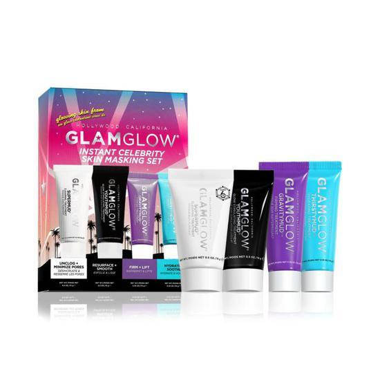 

Набор масок Glamglow Instant Celebrity Skin Masking Set (Supermud + Youthmud + Thirstymud + Gravitymud)