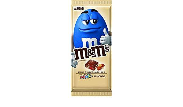 

Шоколад Milk Chocolate Bar Almonds M&M's 110 g *28/02/22